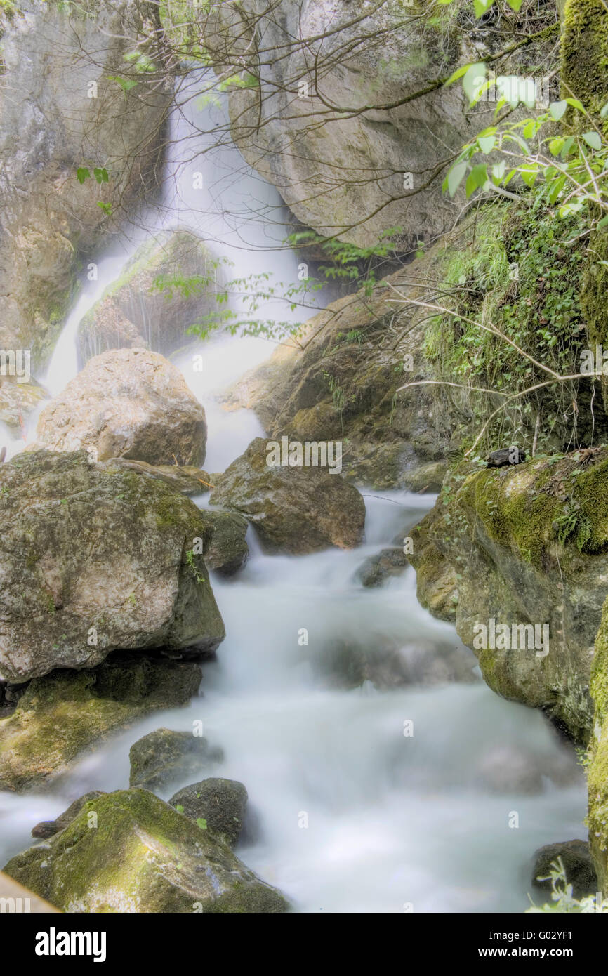 Ruscello di montagna Foto Stock