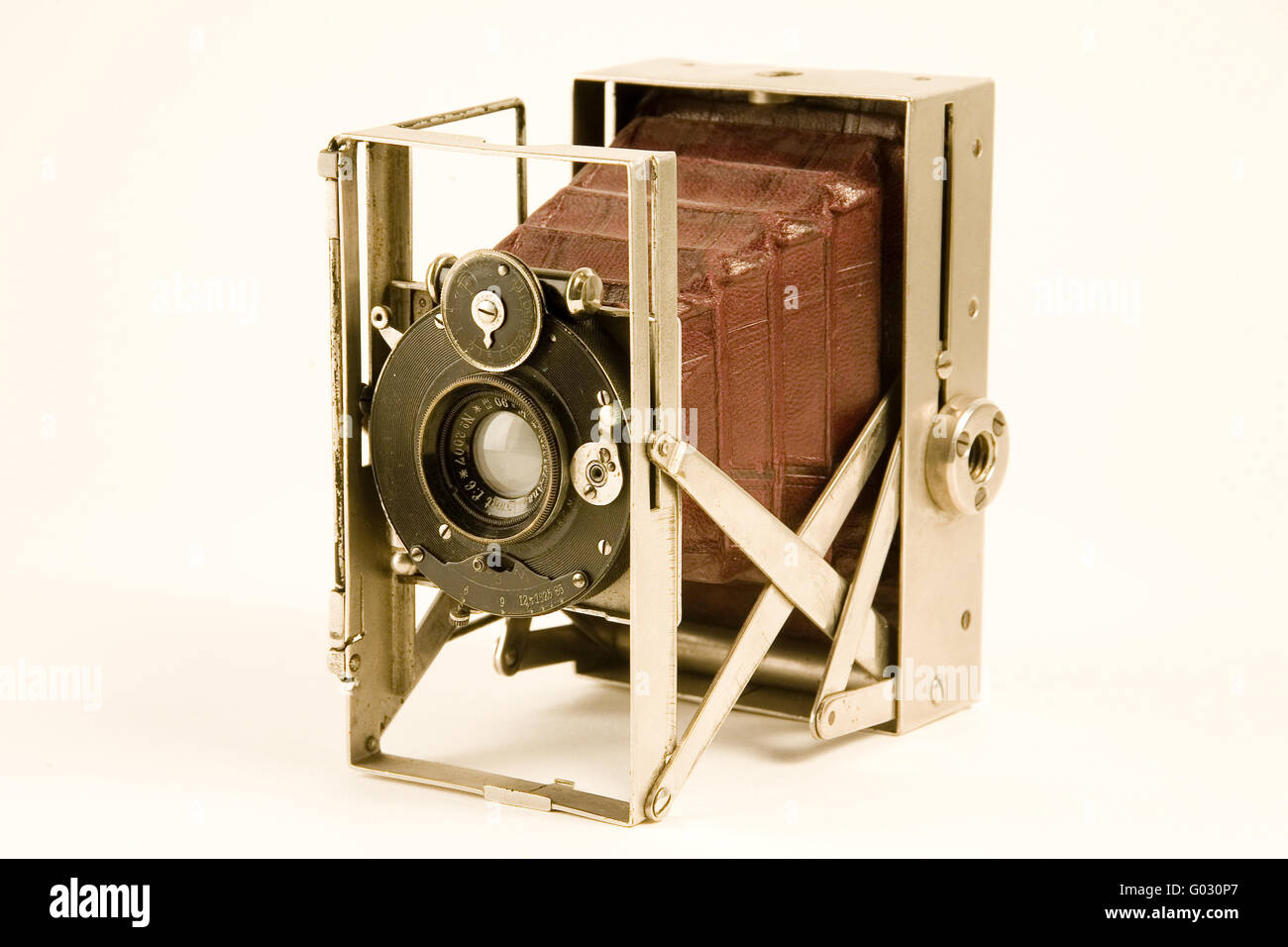 Vecchia macchina fotografica (Nettel Anastiamat) Foto Stock