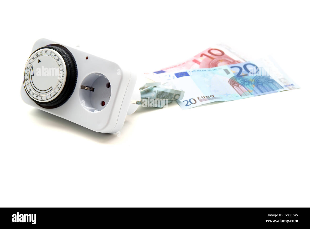 Tasso di energia elettrica Foto Stock