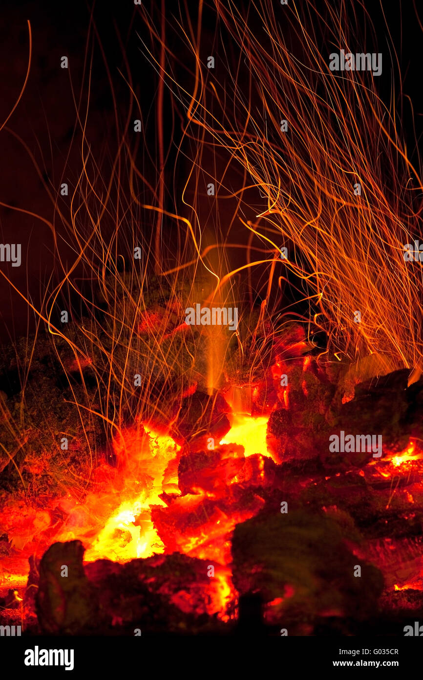 fuoco Foto Stock