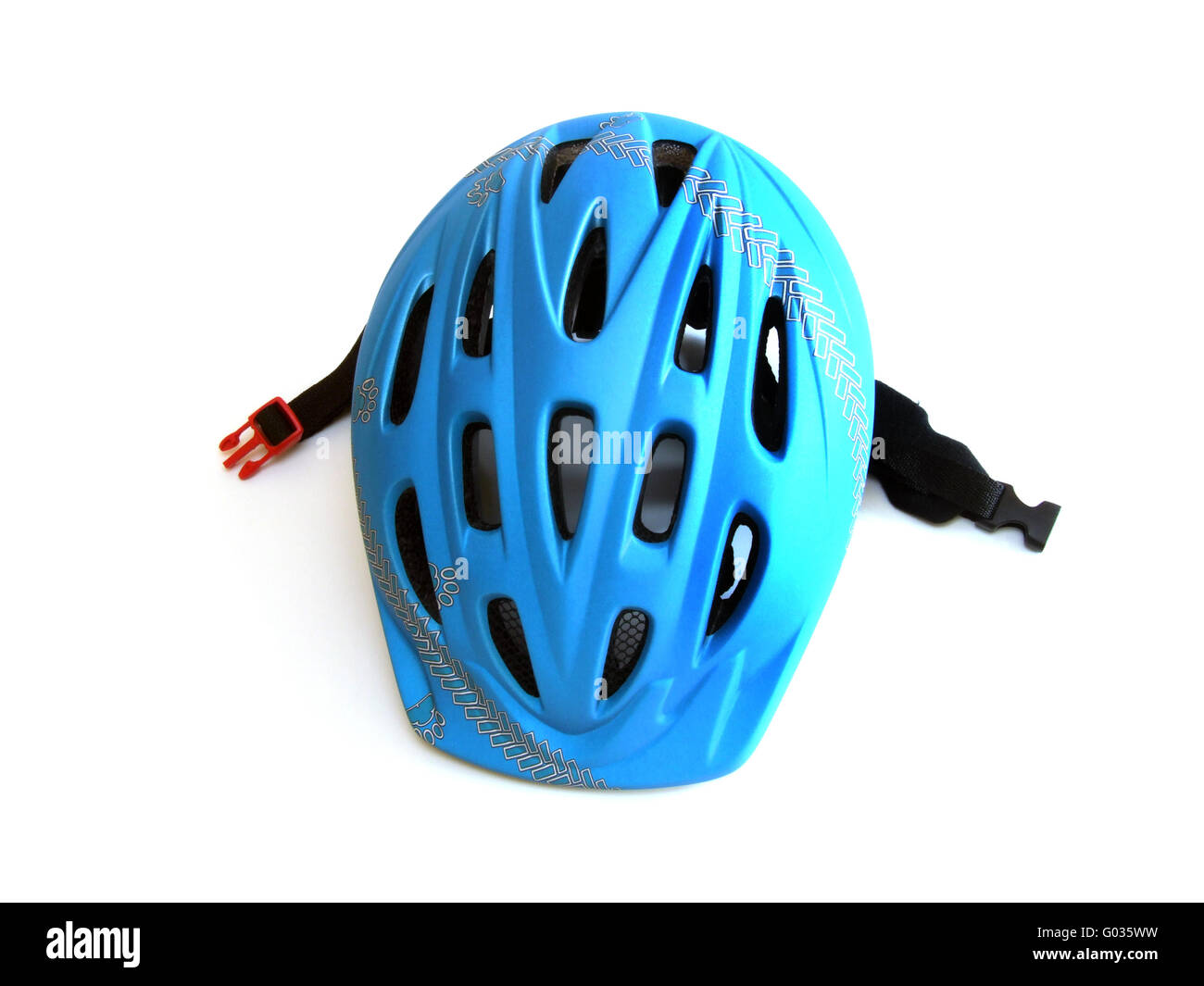 Ein Fahrradhelm / un ciclo casco Foto Stock