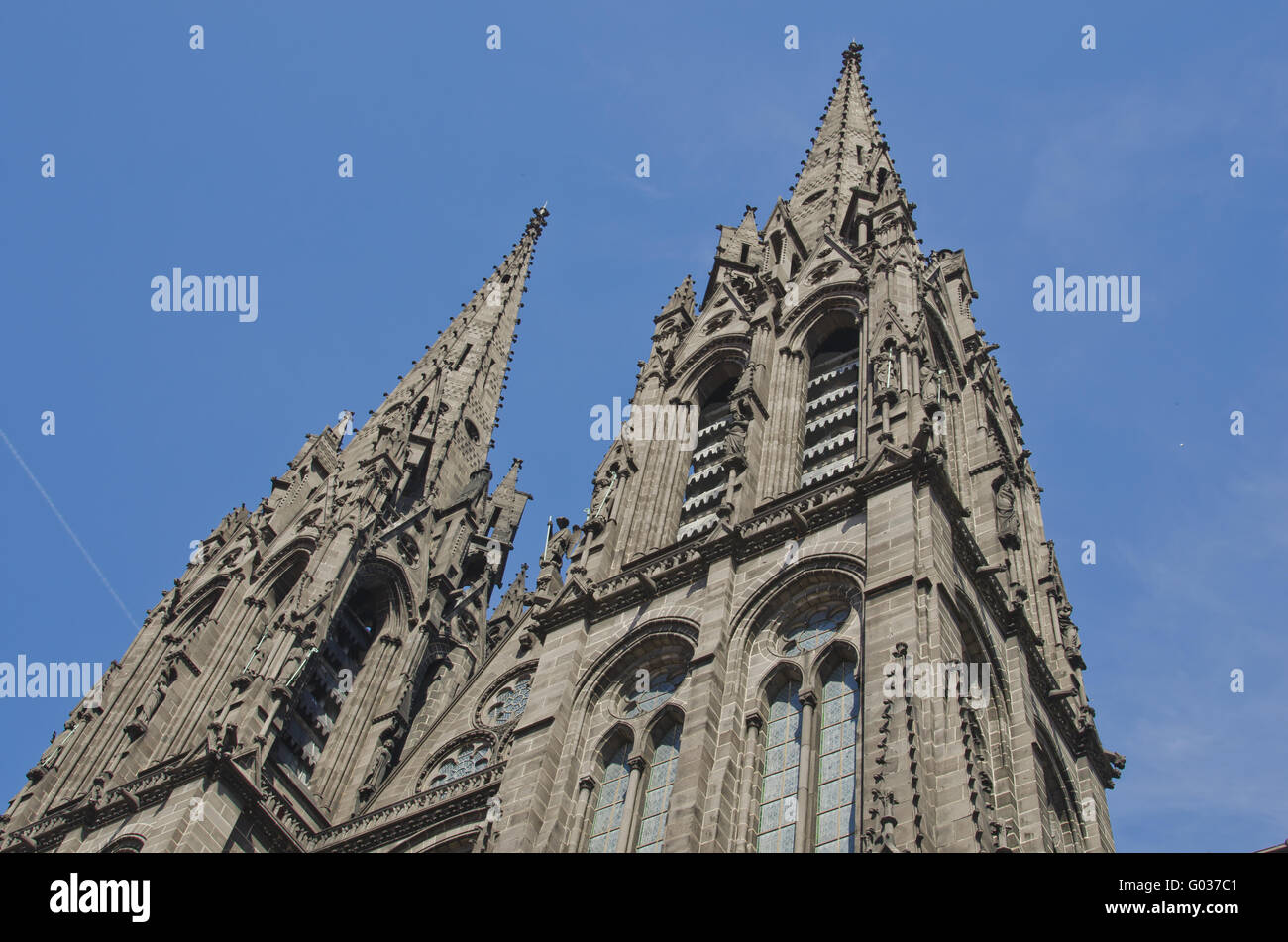Cattedrale di Clermont-Ferrand Foto Stock