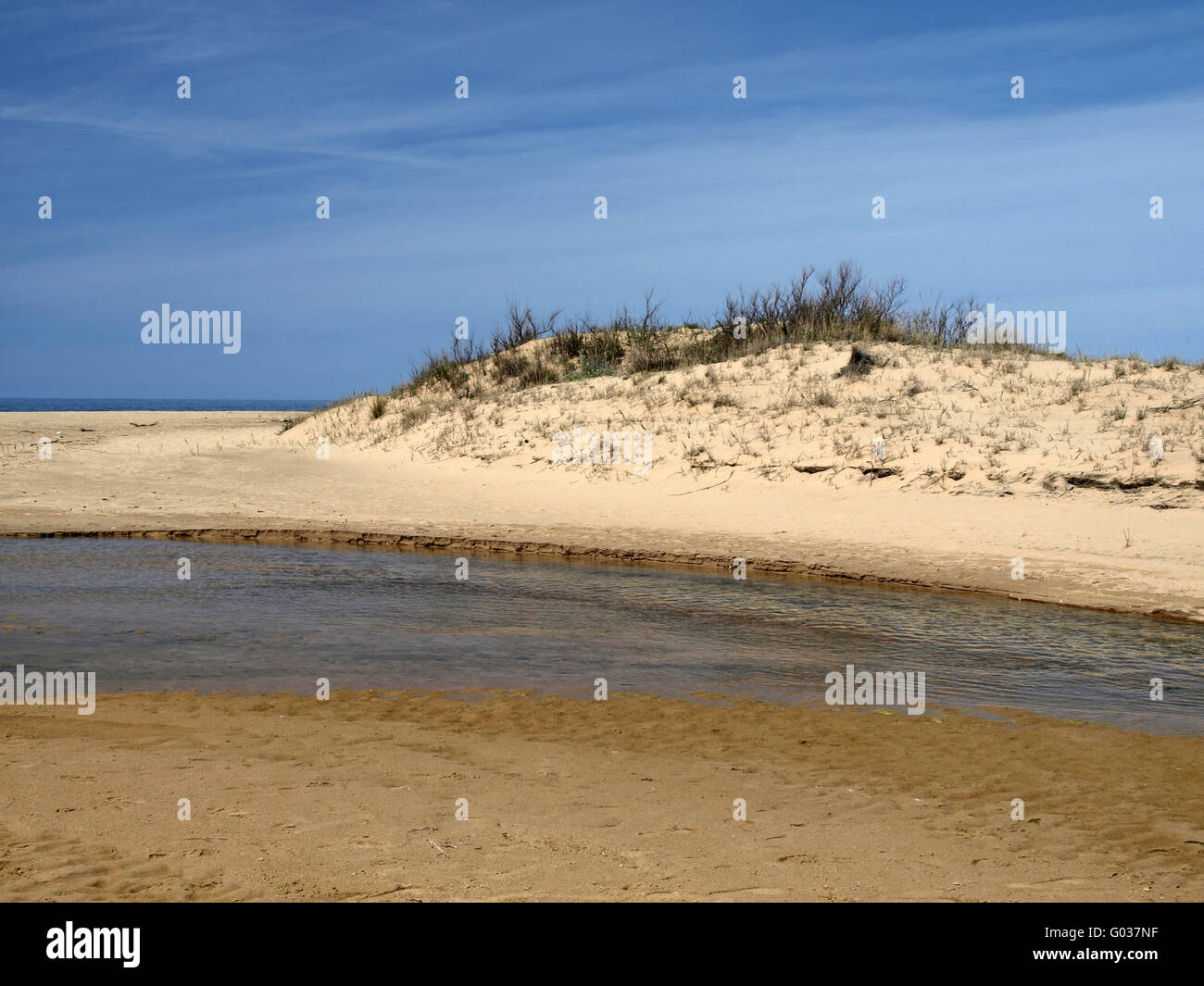 Piscinas, paesaggio di dune, Costa Verde, Sardegna Foto Stock