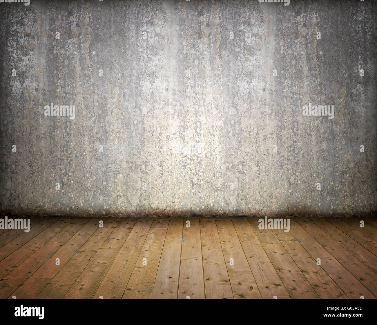 Grunge abstract stanza vuota - interno immagine di sfondo Foto Stock
