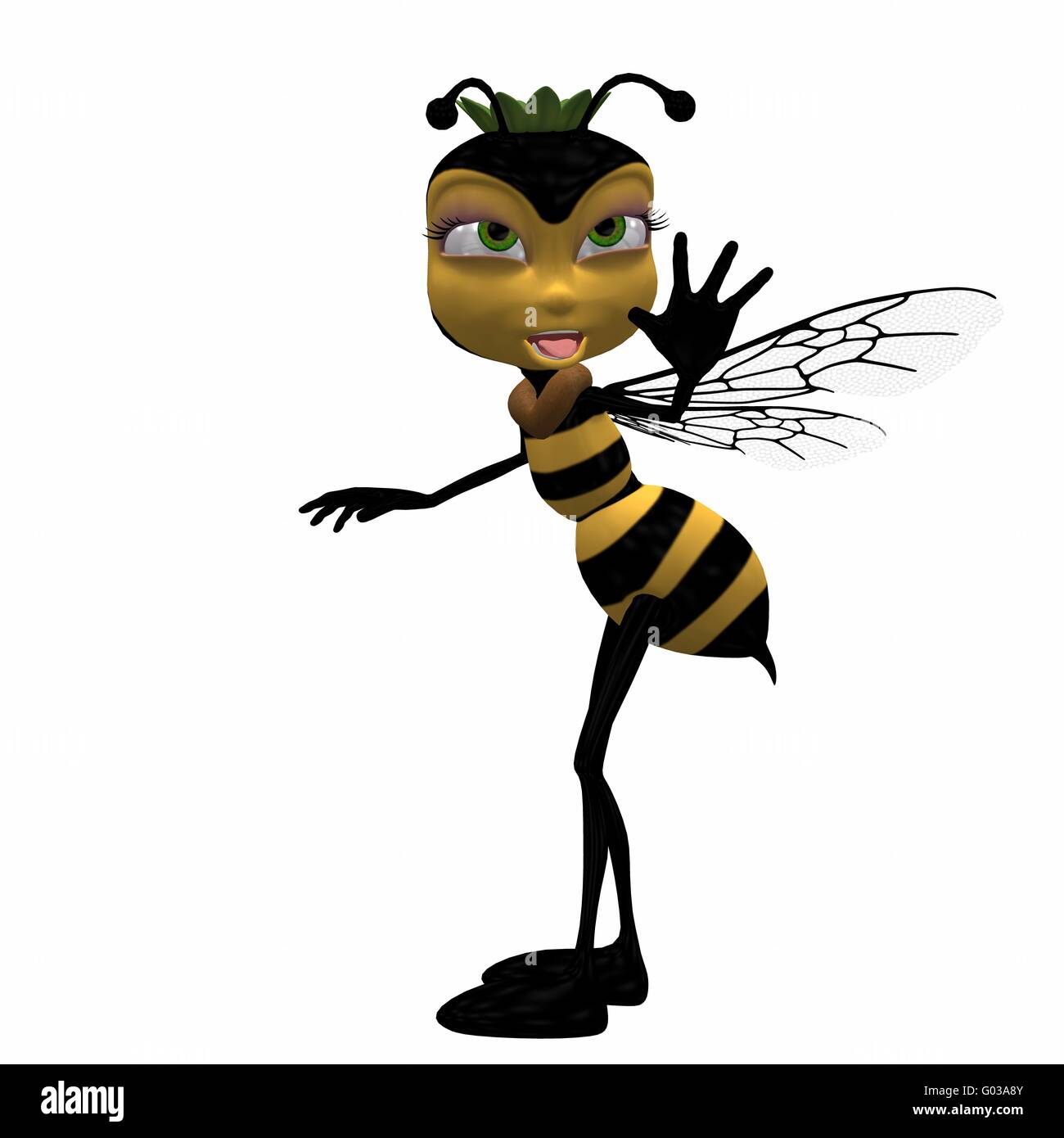 cartone animato ape Foto Stock