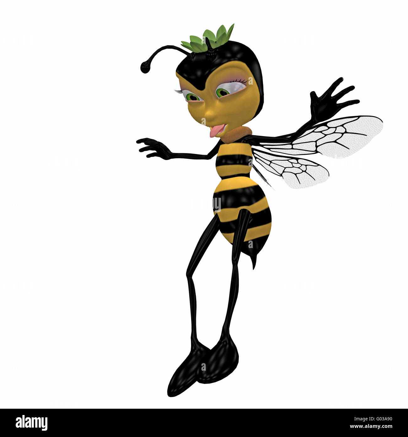 cartone animato ape Foto Stock