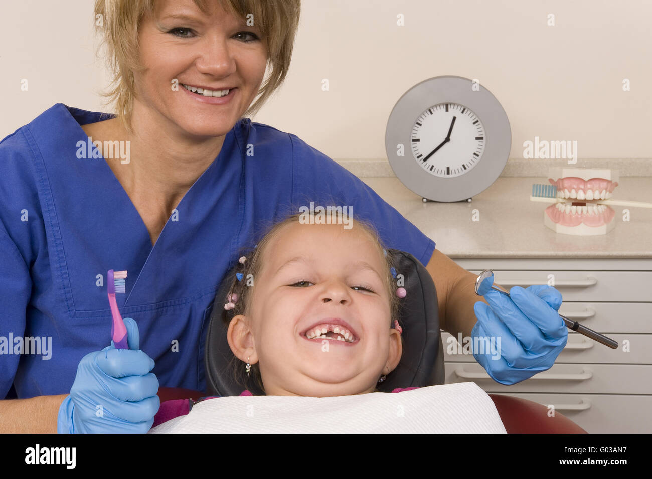 dentista Foto Stock