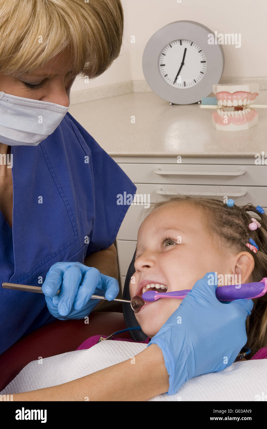 dentista Foto Stock