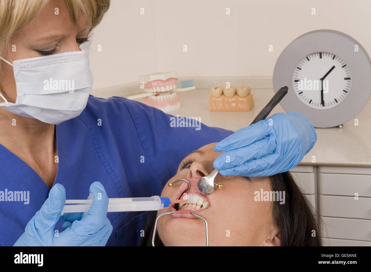 dentista Foto Stock