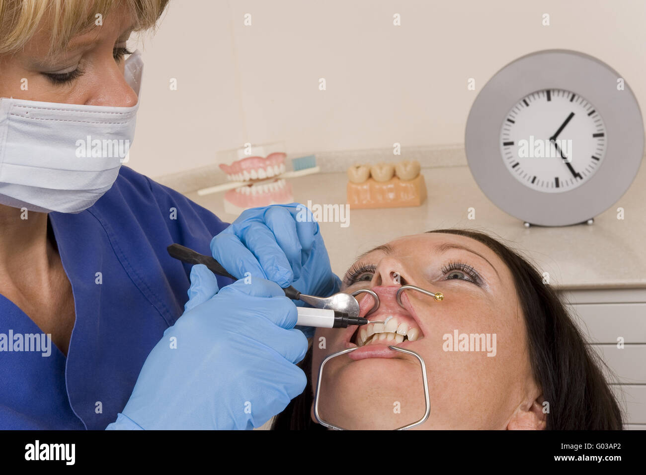 dentista Foto Stock