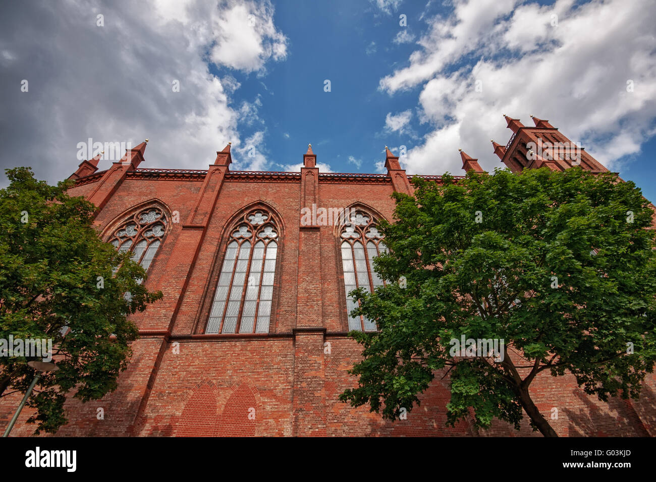 La Chiesa Friedrichswerdersche a Berlino, Germania Foto Stock
