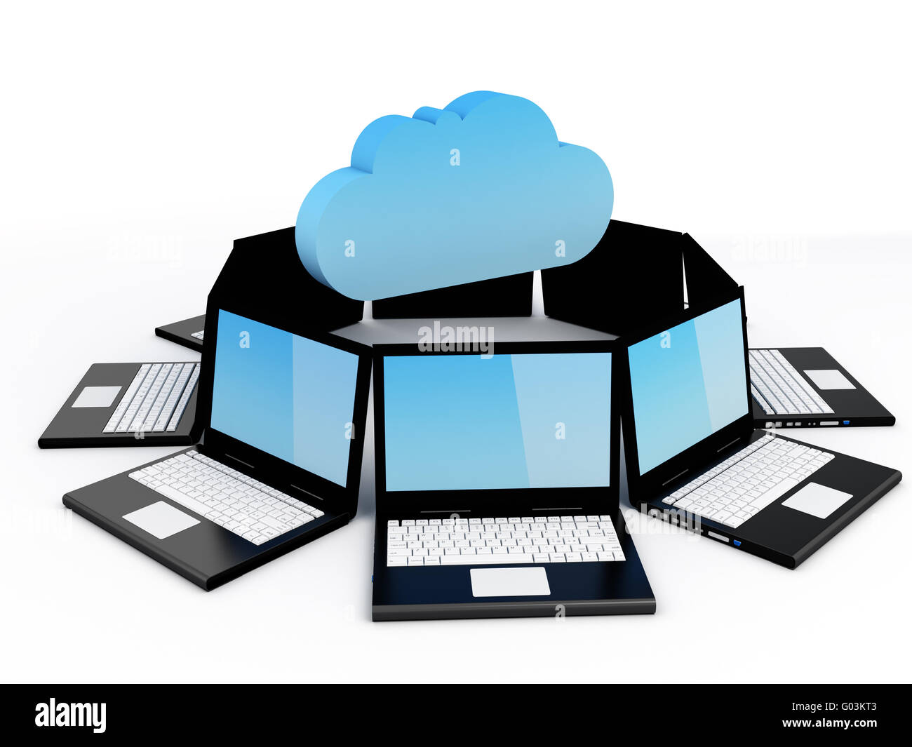 Il Cloud Computing Concept Foto Stock