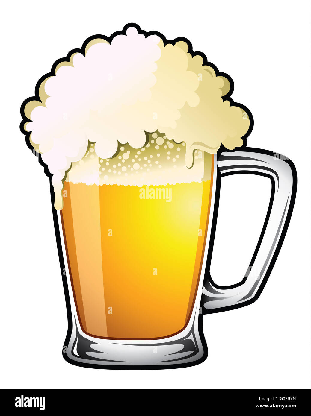 Birra alla spina Foto stock - Alamy