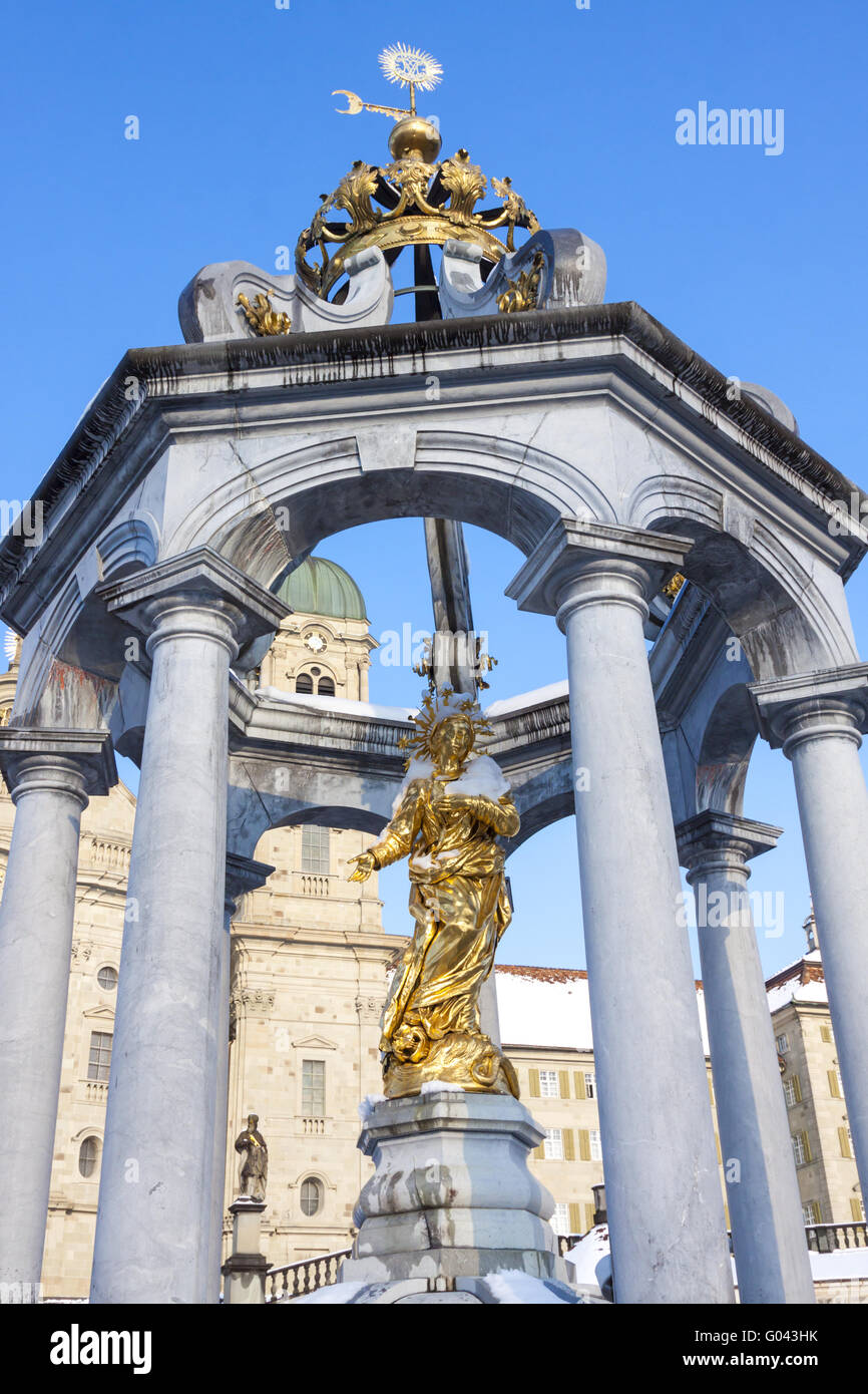 Maria è bene, Einsiedeln, Svizzera Foto Stock