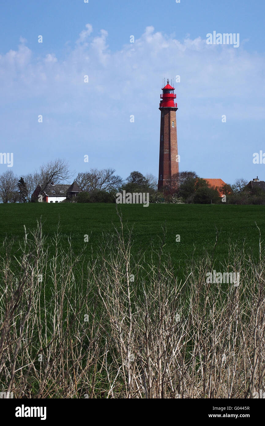 Faro Fehmarn Foto Stock