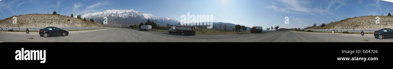 catena montuosa Foto Stock