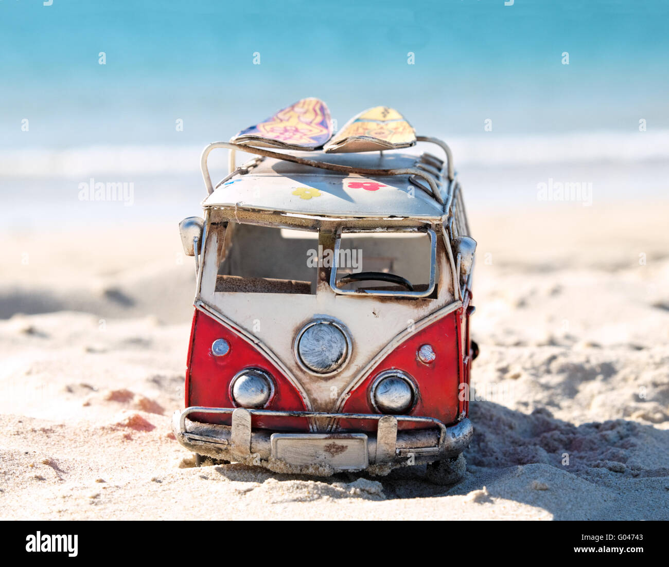 Hippy o surfer van Foto Stock
