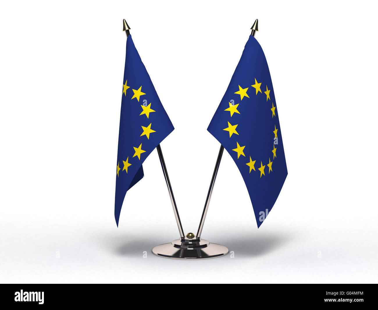 Miniatura bandiera della Comunità europea Foto Stock