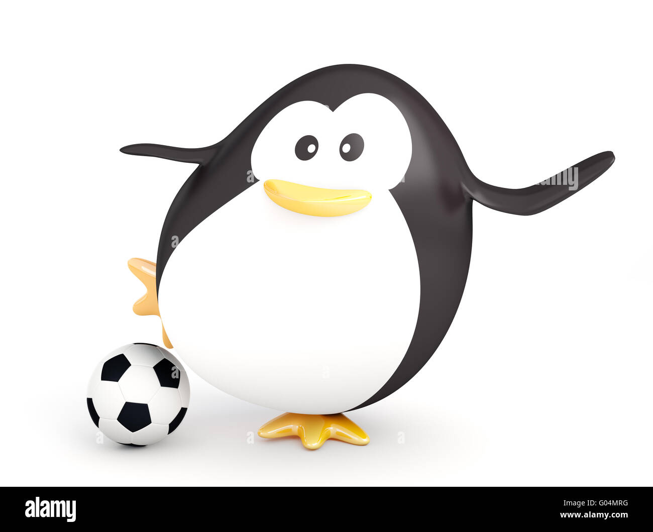 Giocatore di calcio Foto Stock