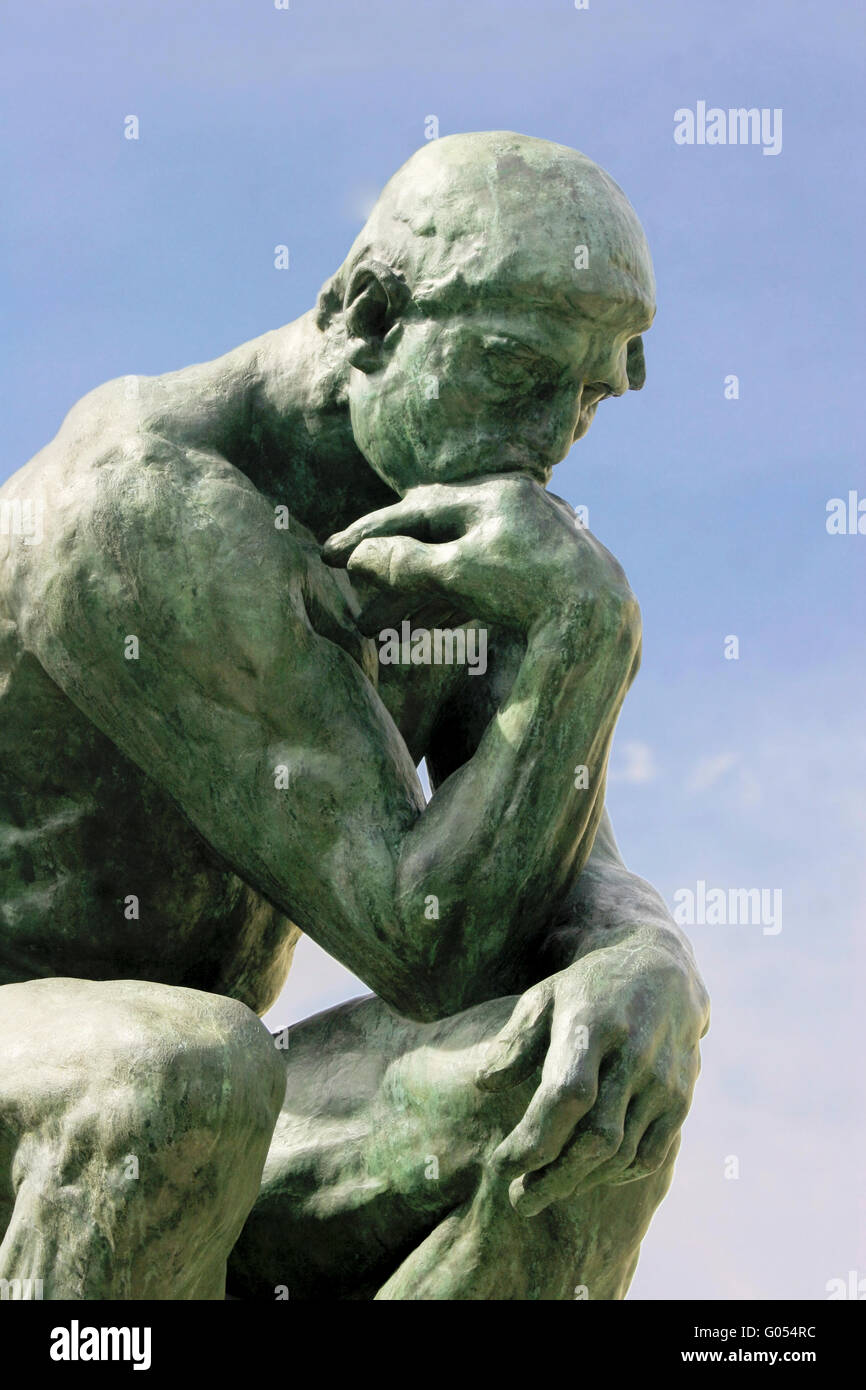 Rodin: il pensatore Foto Stock
