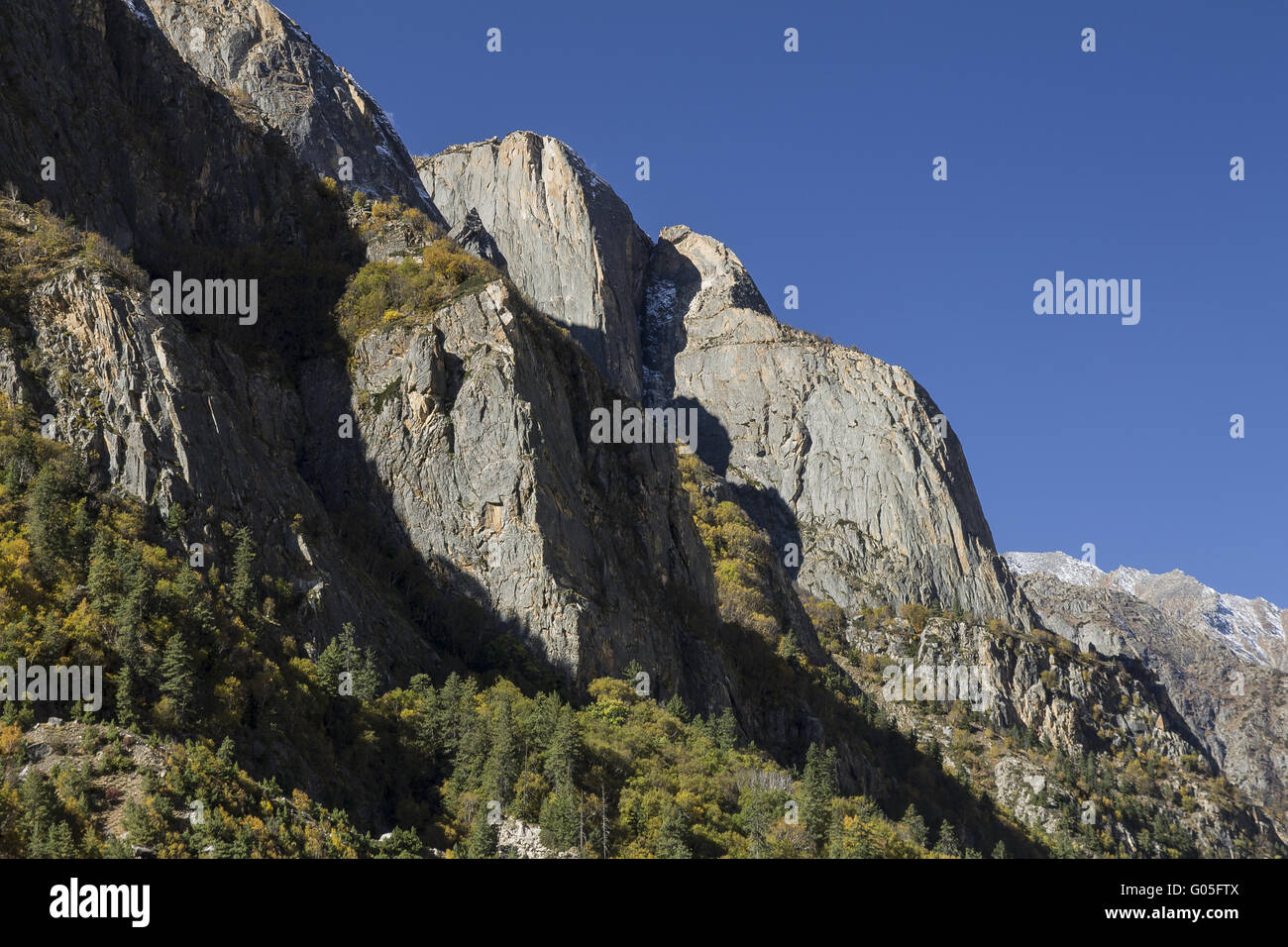 Valle di Bhagirathi Foto Stock