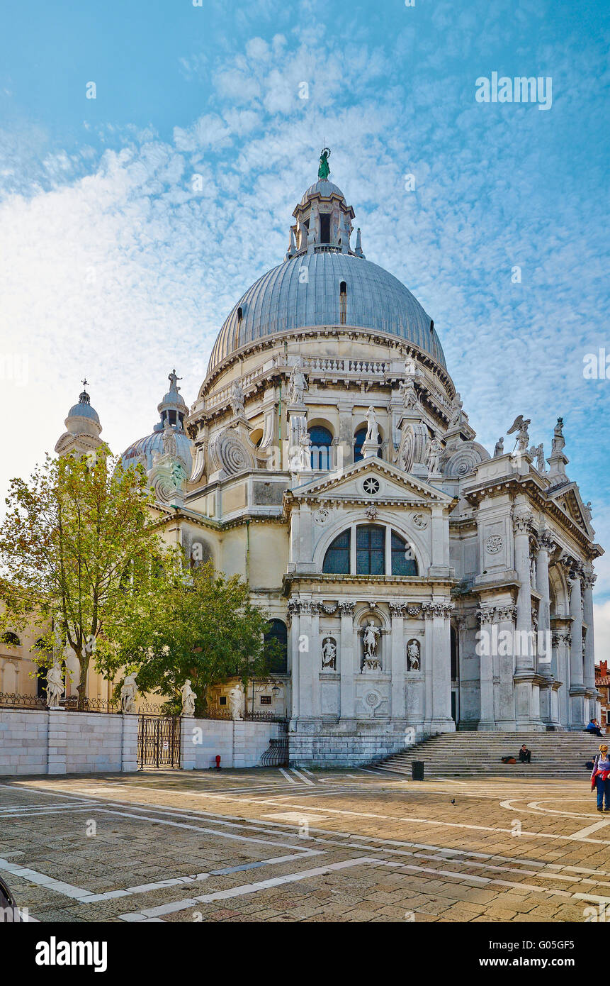 Venezia antica chiesa Foto Stock