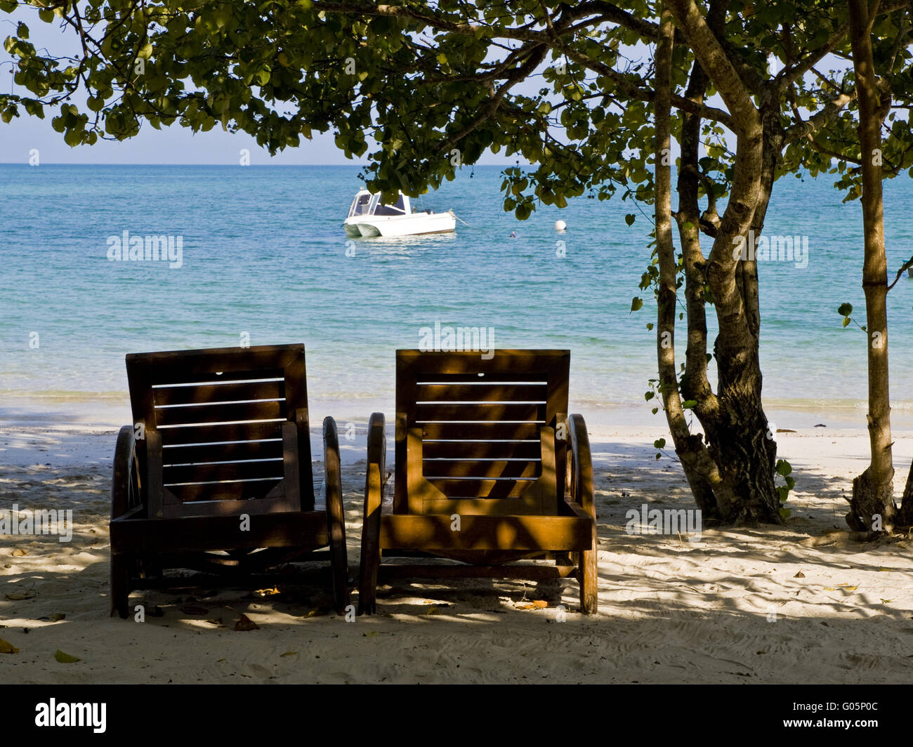 Relax su Kho Phayam Foto Stock