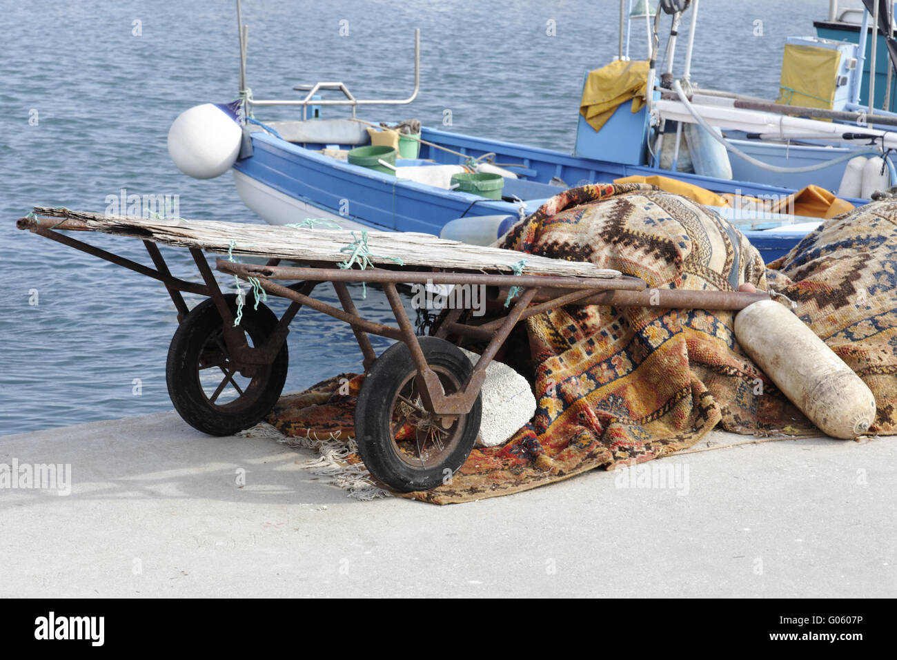 Presso il porto di Sainte Maxime, Cote d'Azur, in Francia Foto Stock