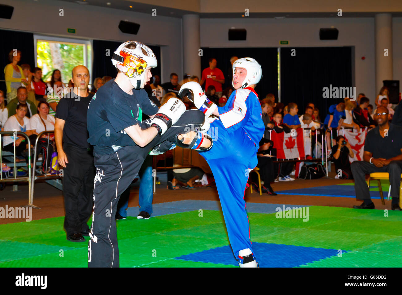 Terzo mondo kickboxing Championship 2011 Foto Stock