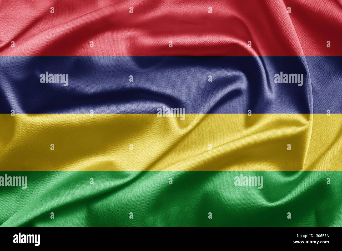 Bandiera di Mauritius Foto Stock