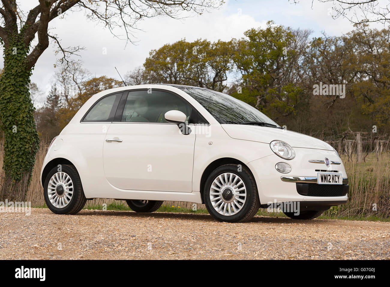 2012 fiat 500 Foto Stock