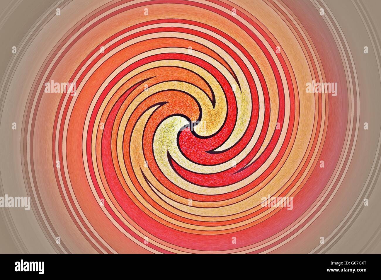 Ricciolo grafico Foto Stock