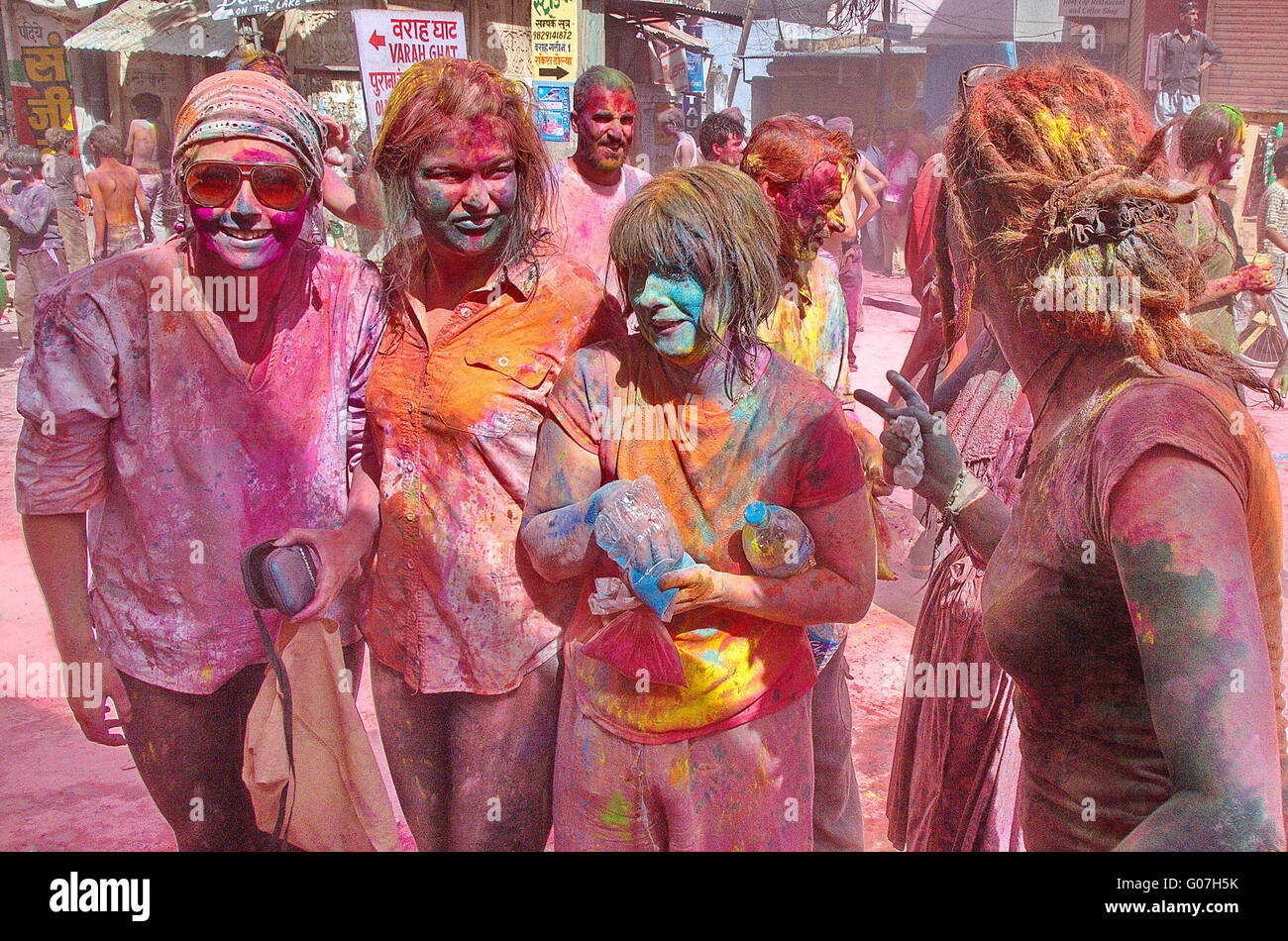 Giorno Santo festival di Pushkar, India Foto Stock