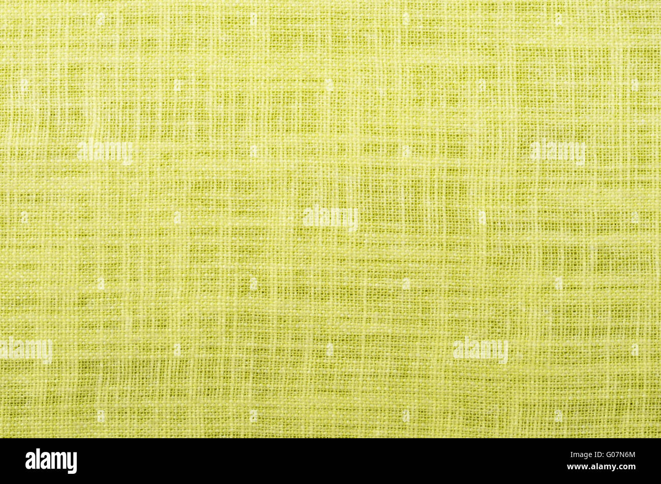 Citron color close up biancheria sfondo texture Foto Stock
