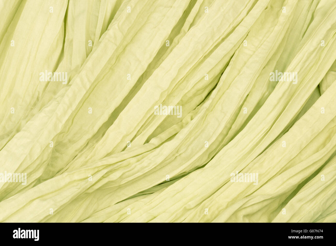 Citron color close up cotone sfondo texture Foto Stock