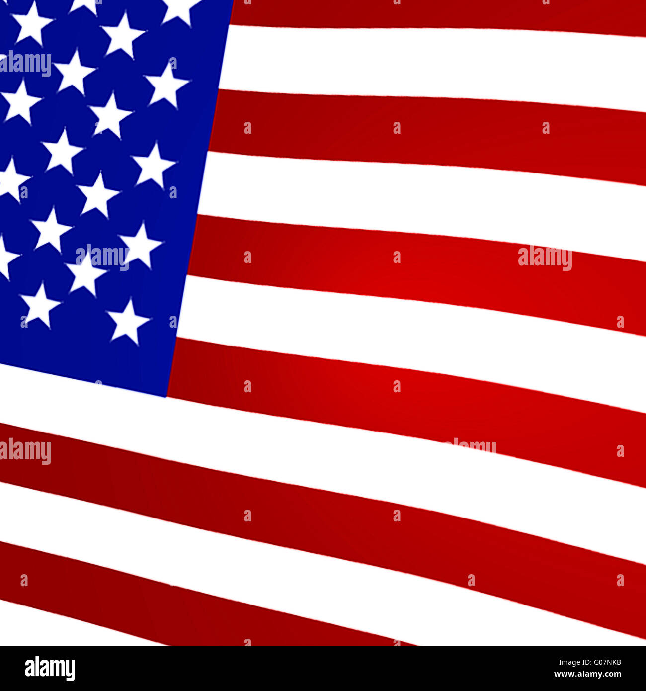 3D reso United States Flag Foto Stock