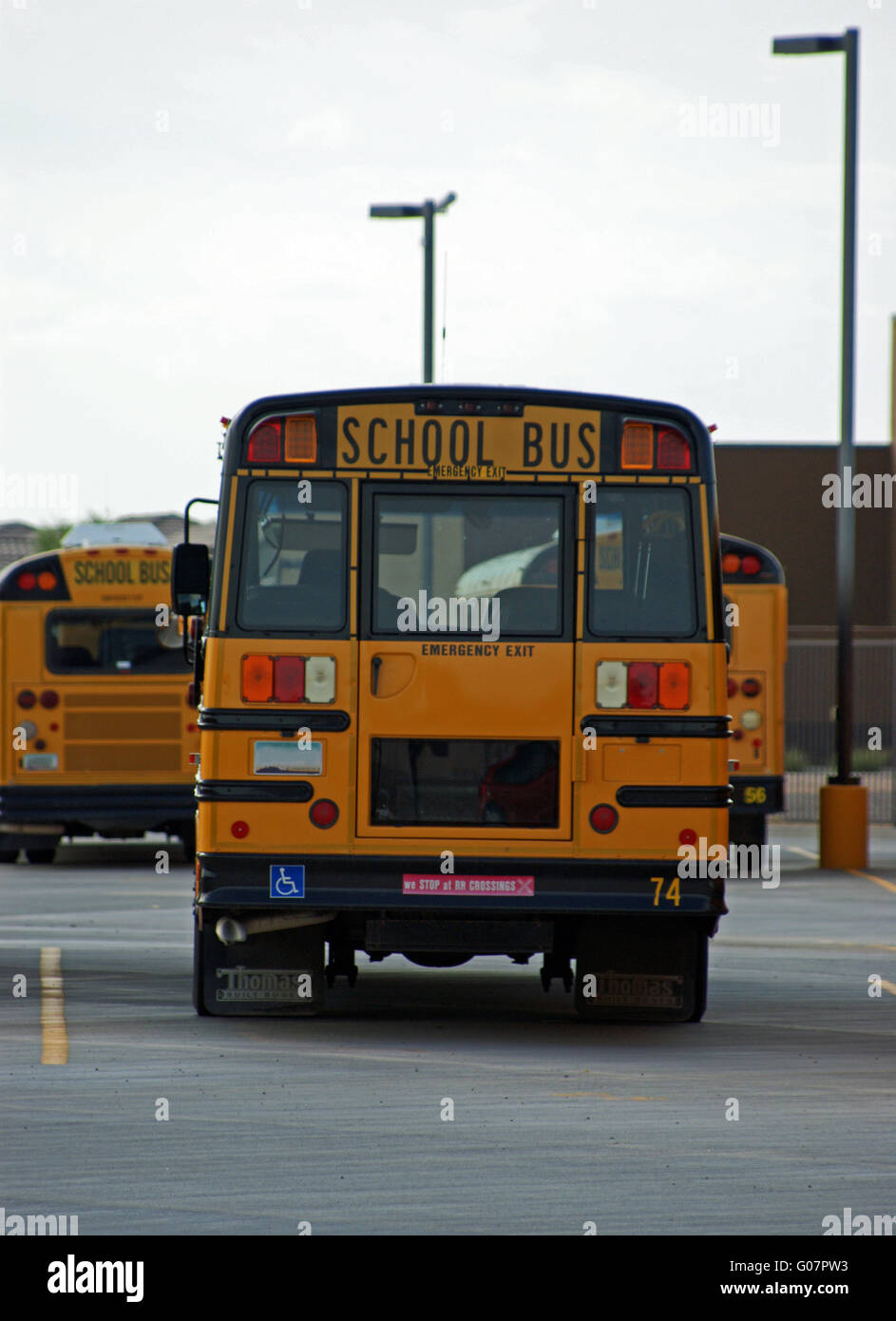 scuolabus Foto Stock