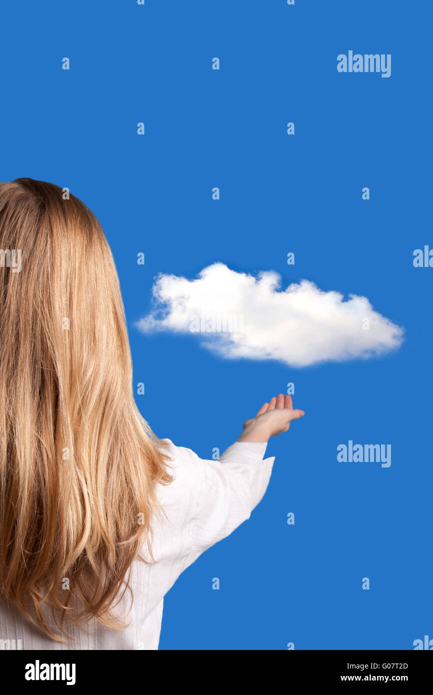 Il cloud computing concept Foto Stock