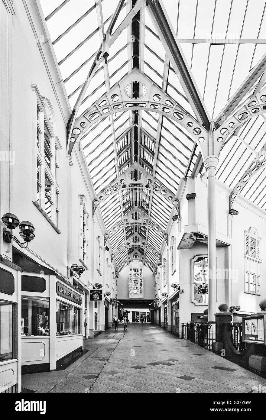Il vecchio mercato coperto di Wigan, Greater Manchester, Inghilterra. Foto Stock