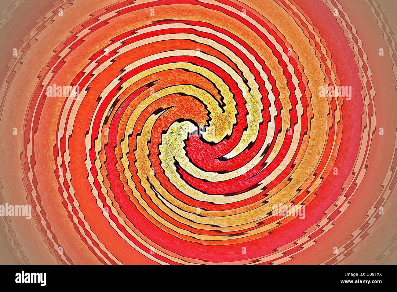 Ricciolo grafico Foto Stock