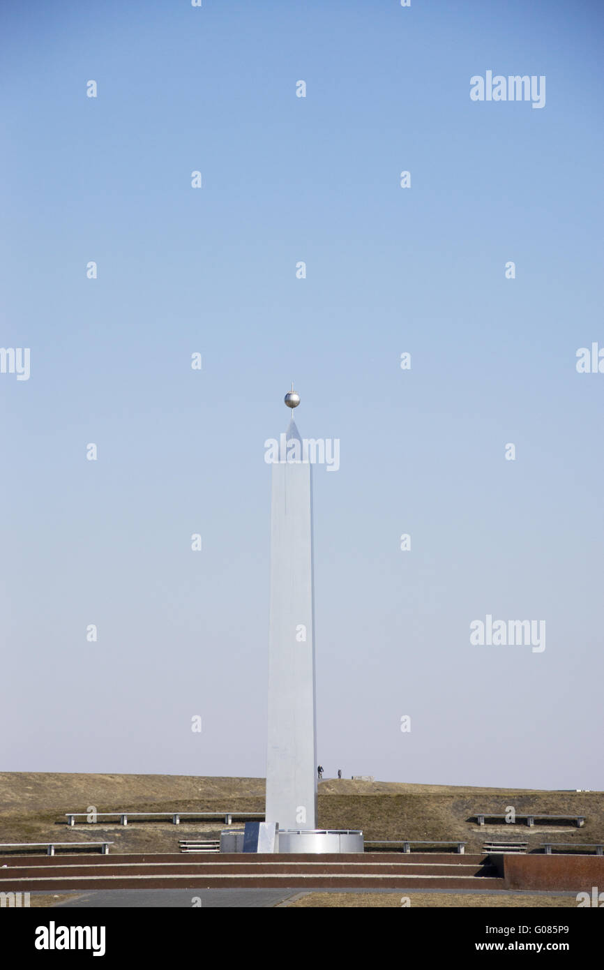 Obelisco, data mining hoheward dump, Herten, Germania Foto Stock