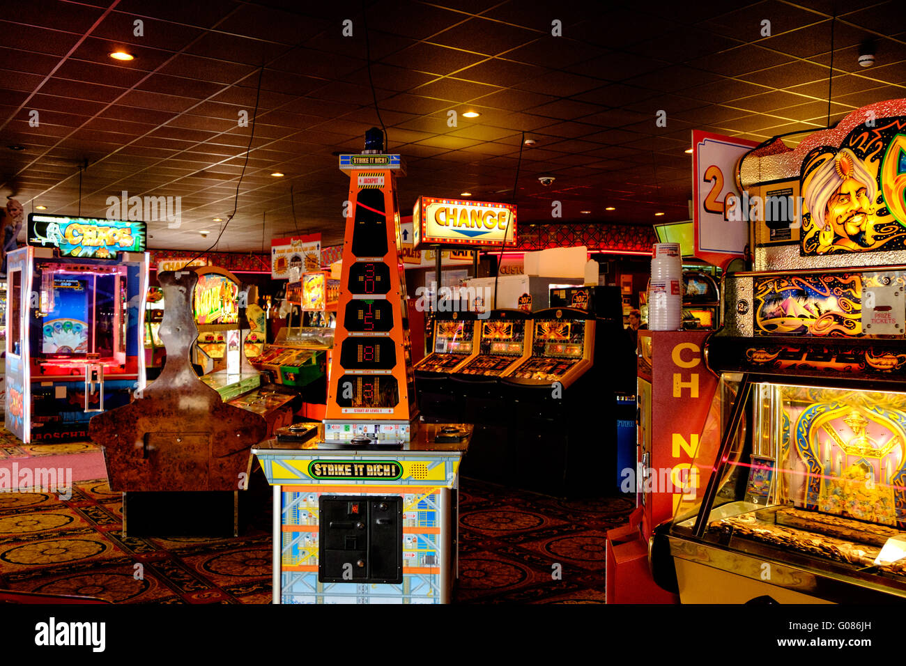 Mare penny arcade Foto Stock