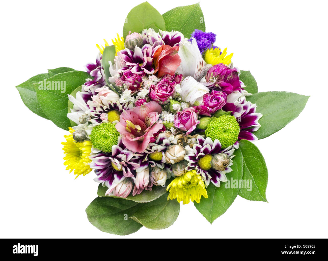 Bouquet di fiori per la ragazza compleanno Foto Stock