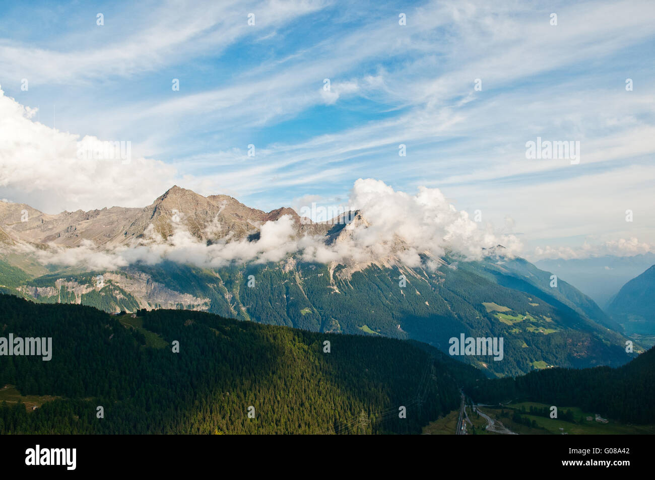 Alp Grüm Foto Stock