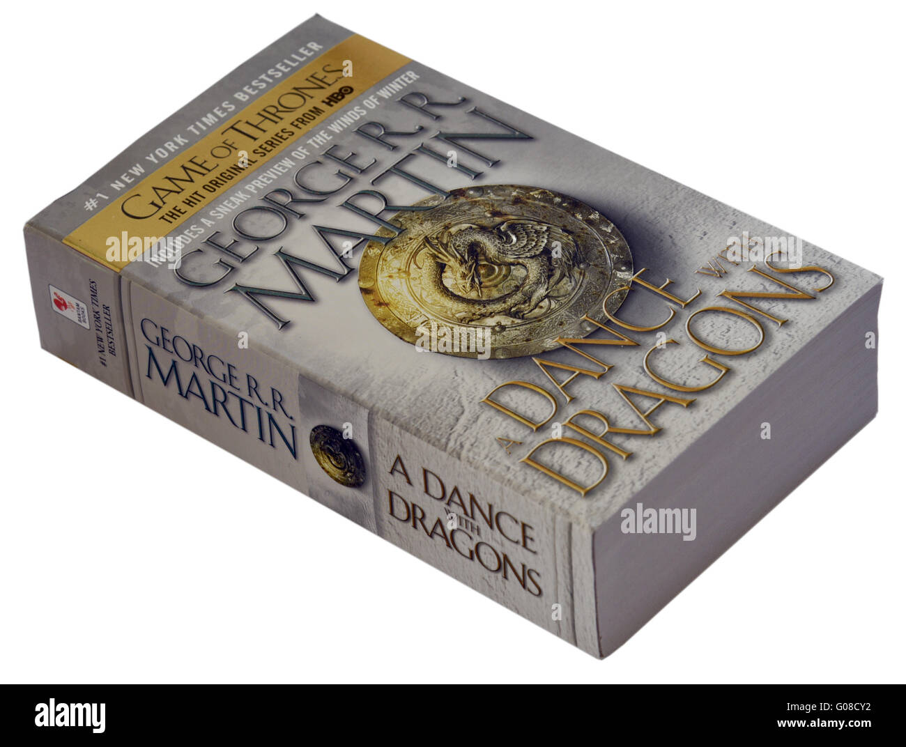 Una danza con draghi libro 5 da una canzone di ghiaccio e di fuoco da George RR Martin Foto Stock