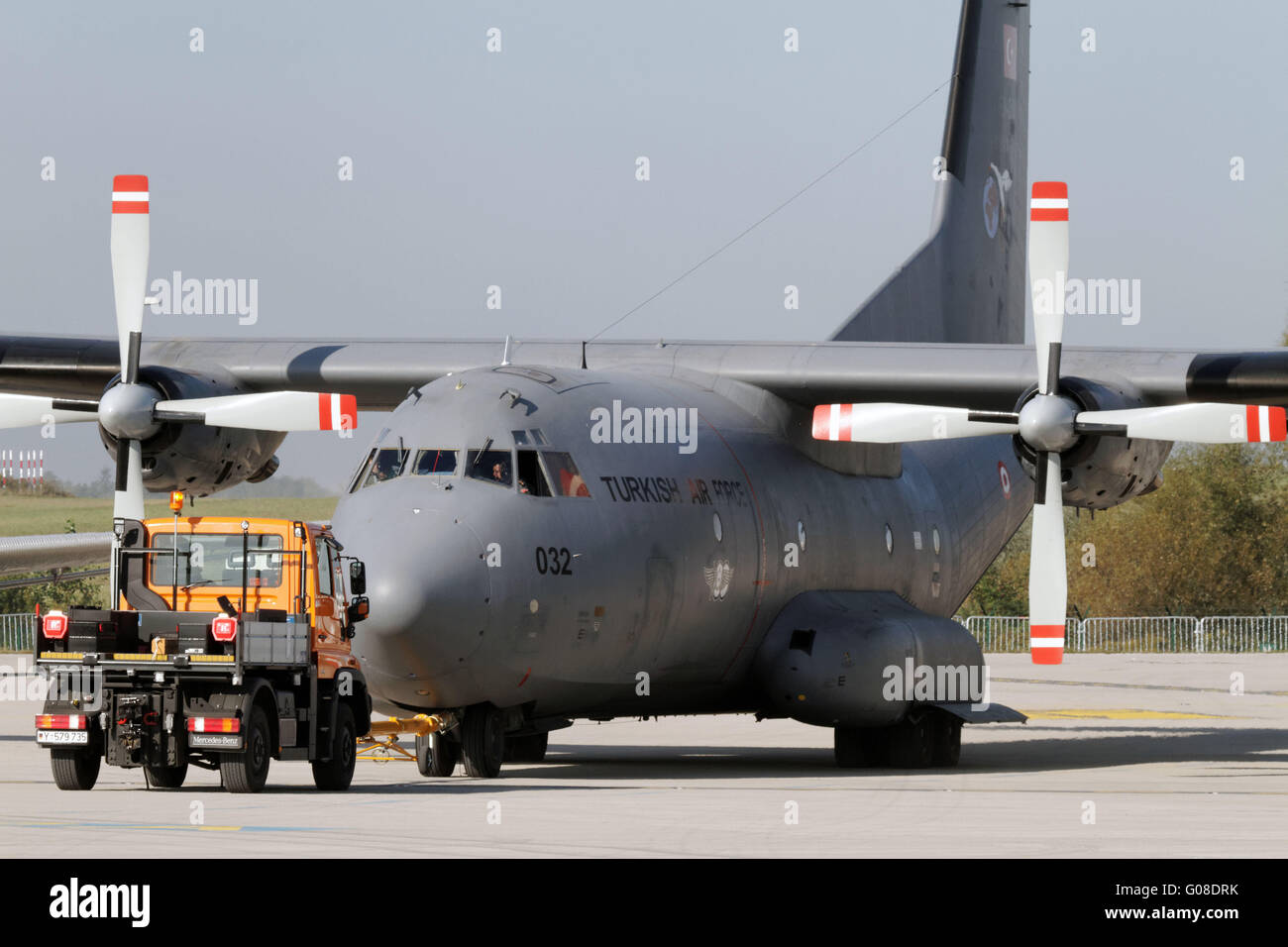 Transall C-160 della Turkish Air Force. Foto Stock