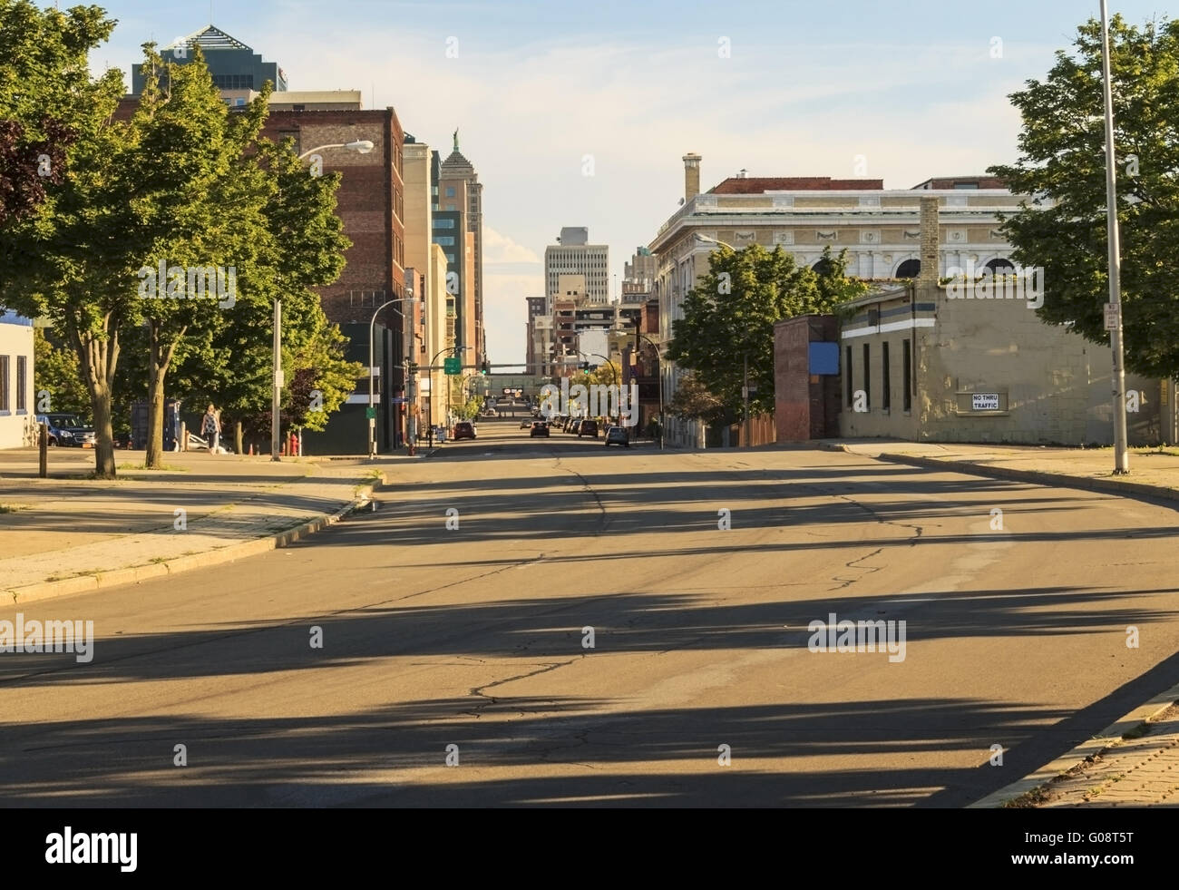 Via del centro Foto Stock