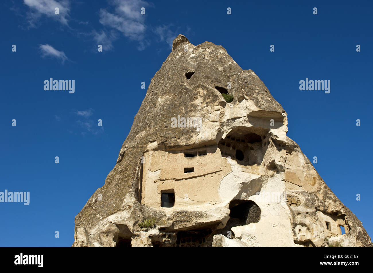 Decadendo tuff formazioni rocciose, Goereme, Turchia Foto Stock