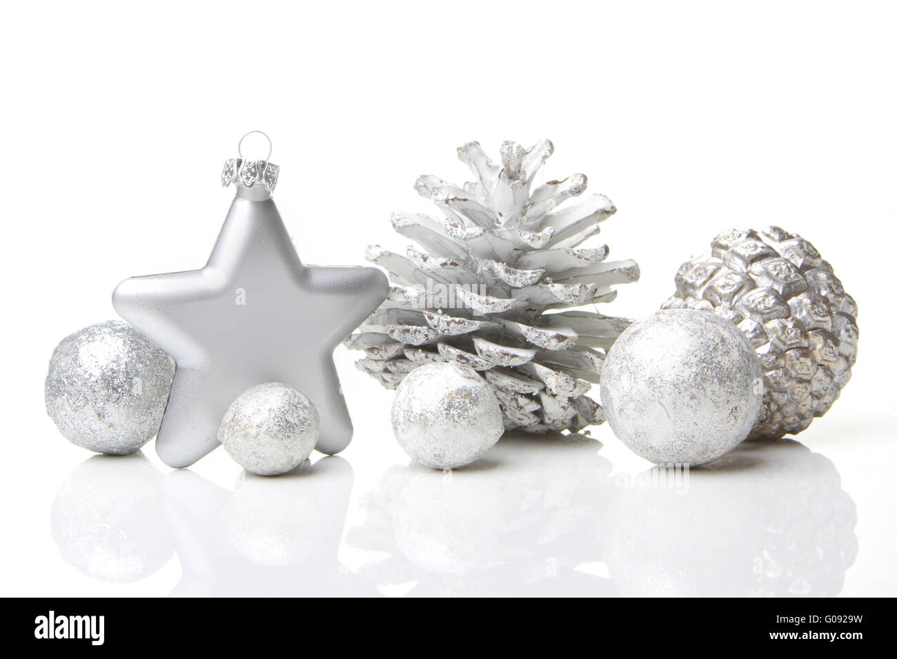 Natale, decorazione con pigne, natale s Foto Stock