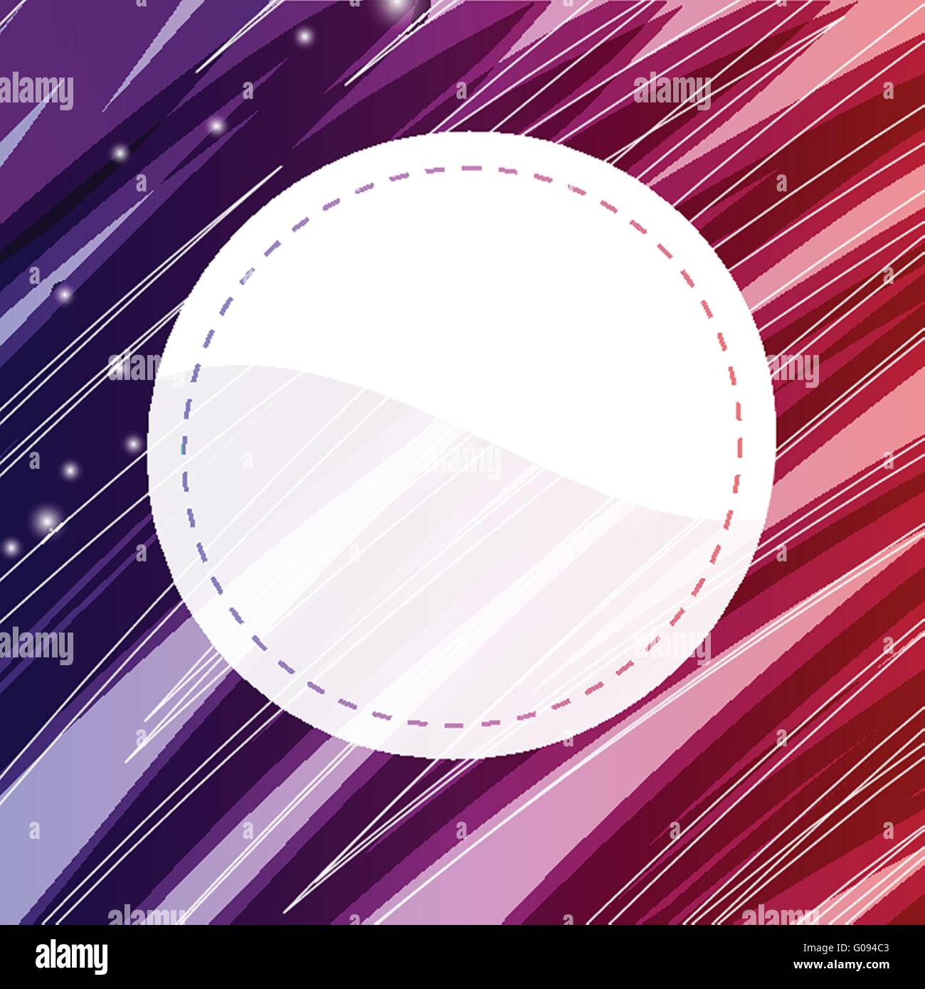 Digitale elegante disegno vettoriale. Viola banner astratto Foto Stock